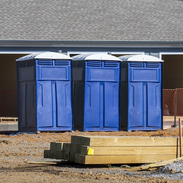 how can i report damages or issues with the porta potties during my rental period in Mercer